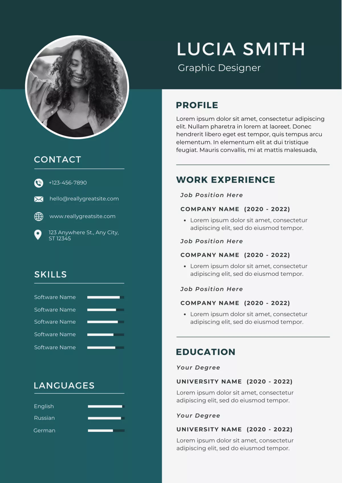 I will design your professional CV or resume