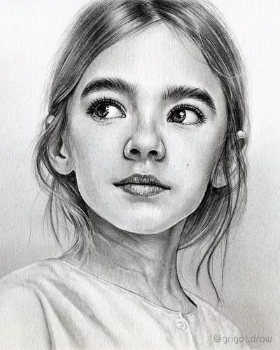 I will draw amazing realistic pencil portrait from a photo